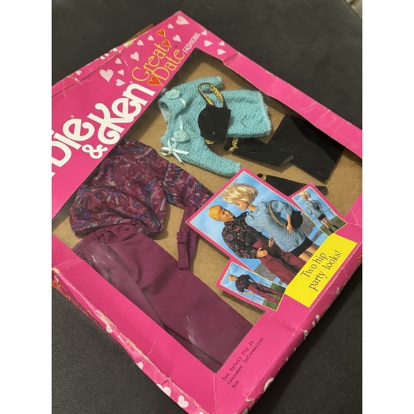 Barbie & Ken Doll Great Date Fashions #2972 1991 Mattel Original Box (READ!!) - Picture 2 of 11